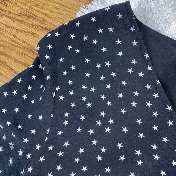 Madewell Silk Star Scatter Dress H0259 - Picture 7 of 12